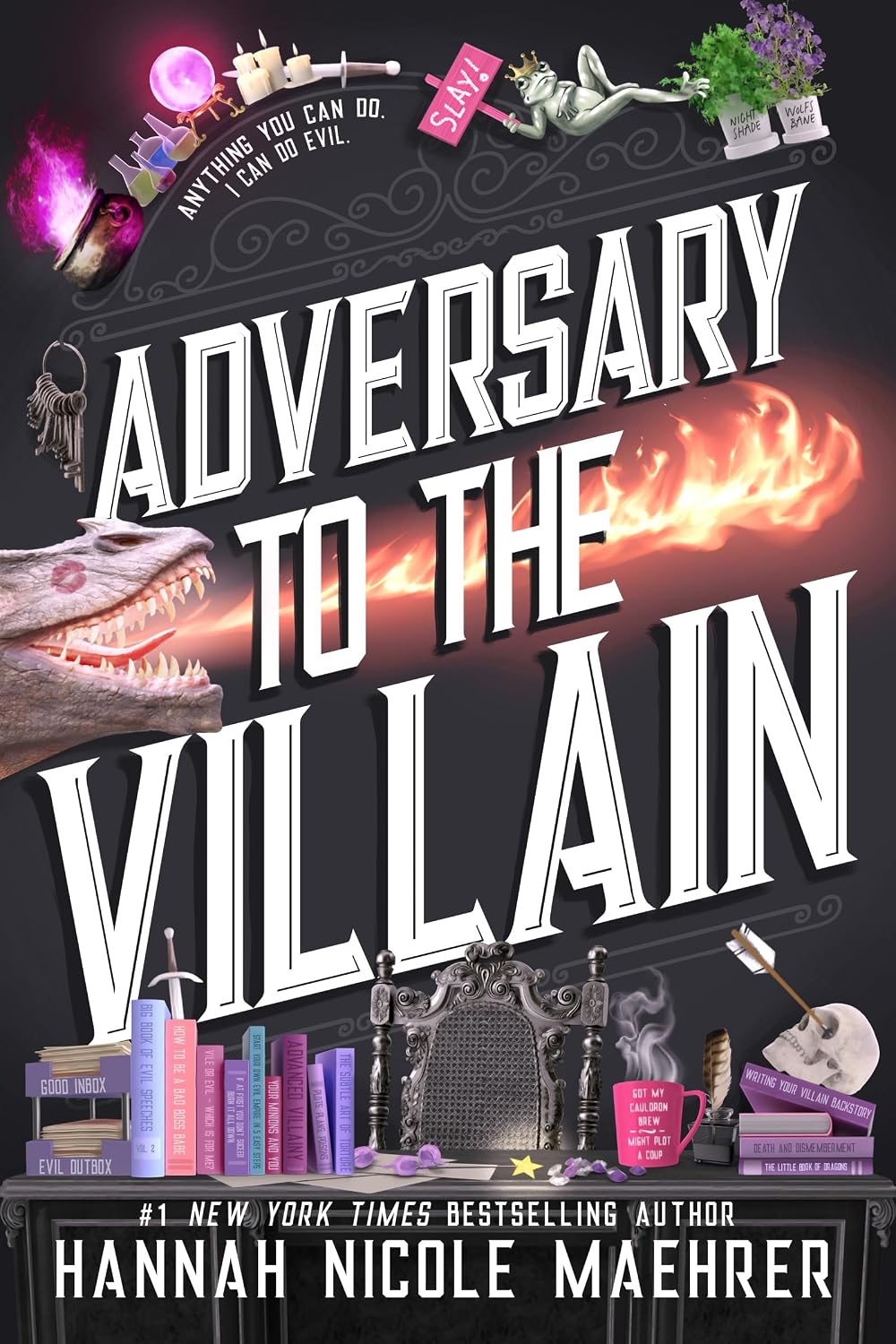 Adversary to the Villain by Hannah Nicole Maehrer (Book 4 of 4: Assistant and the Villain) | Instant PDF Download (No Physical Book)