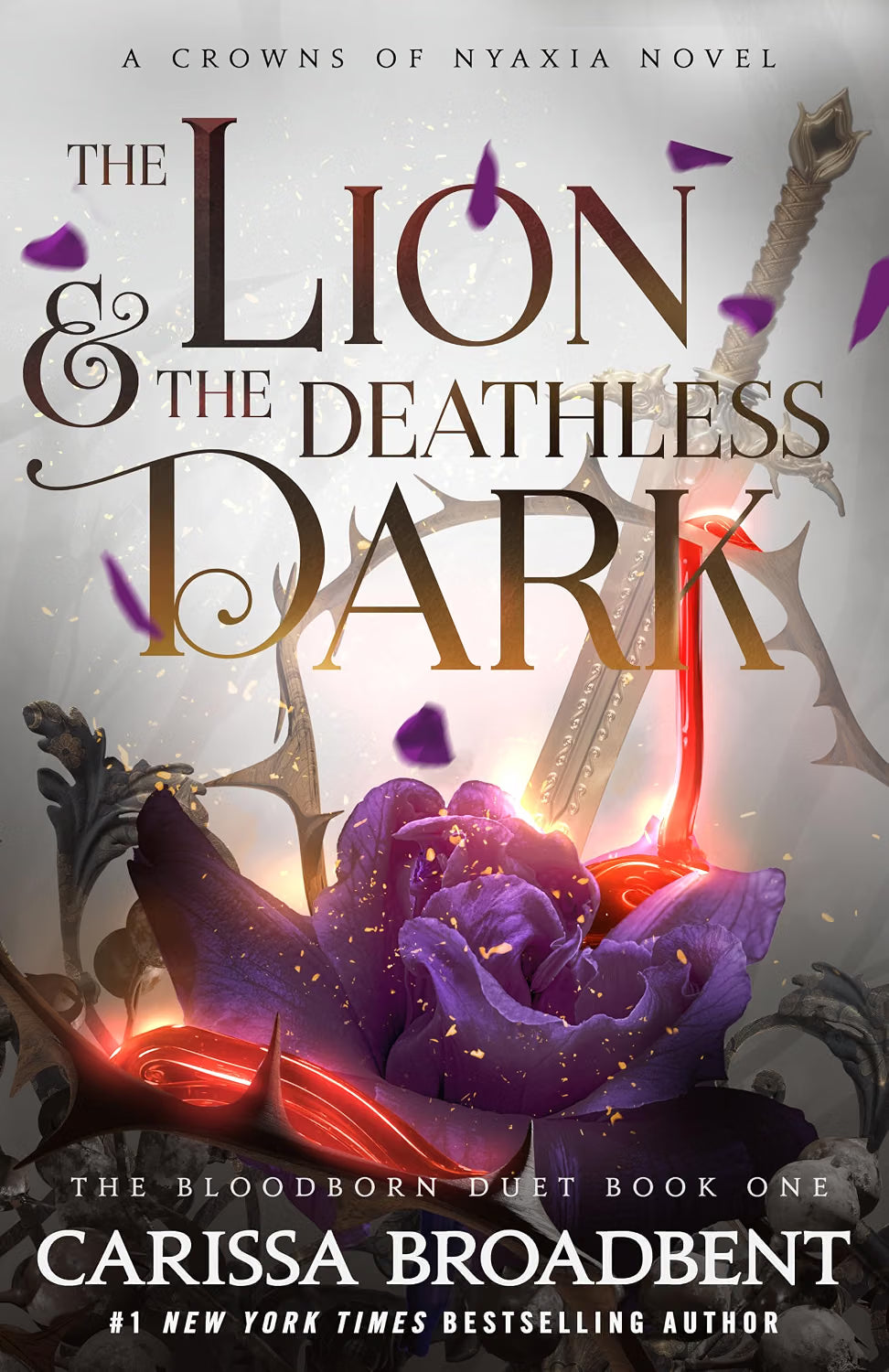 The Lion & the Deathless Dark by Carissa Broadbent (Book 5 of 5: Crowns of Nyaxia) | Instant PDF Download (No Physical Book)