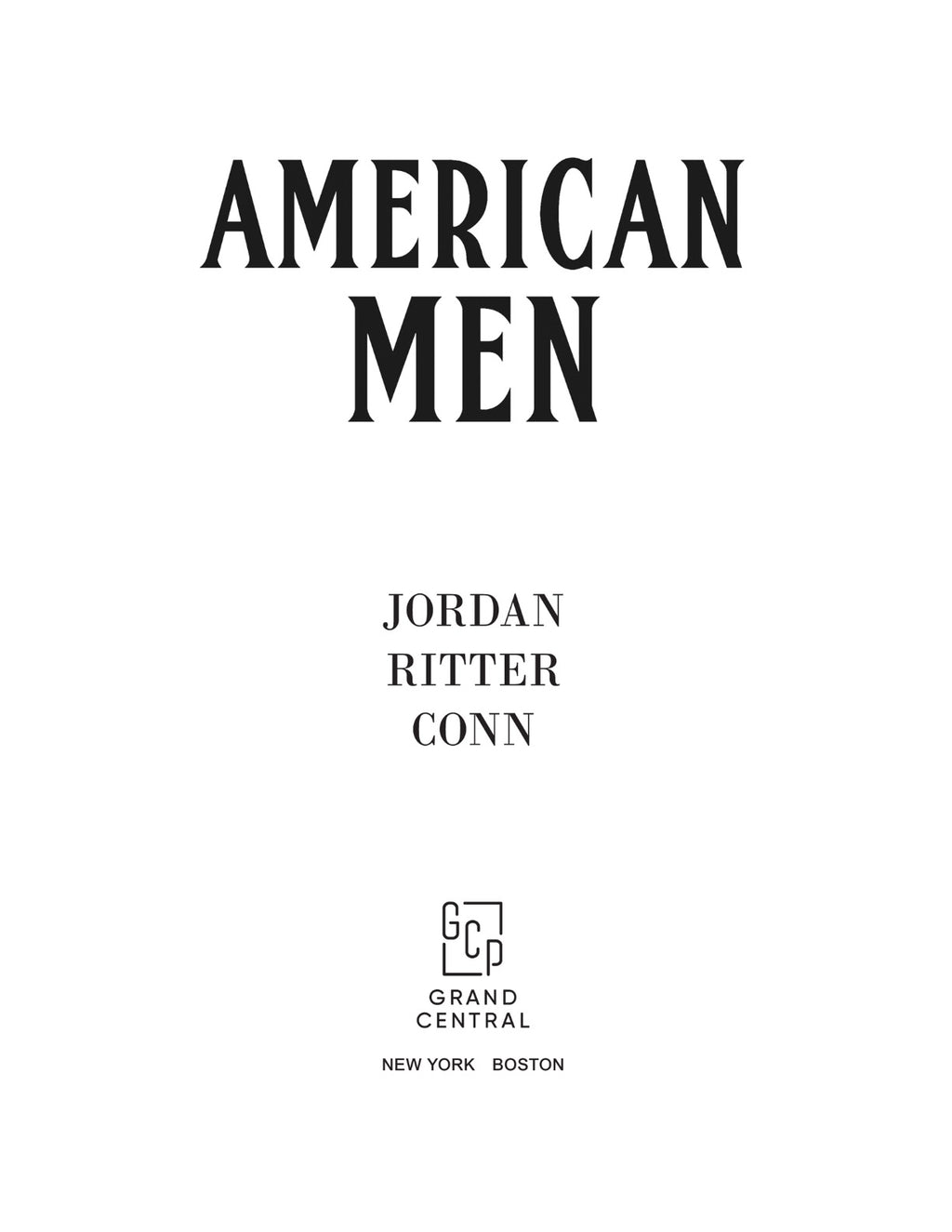 American Men by Jordan Ritter Conn | Instant PDF Download (No Physical Book)