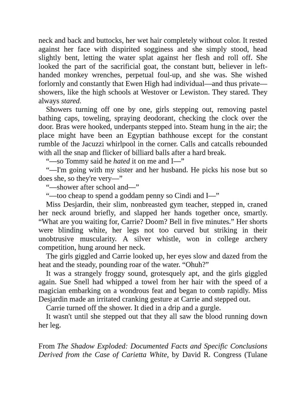 Carrie by Stephen King | Instant PDF Download (No Physical Book)