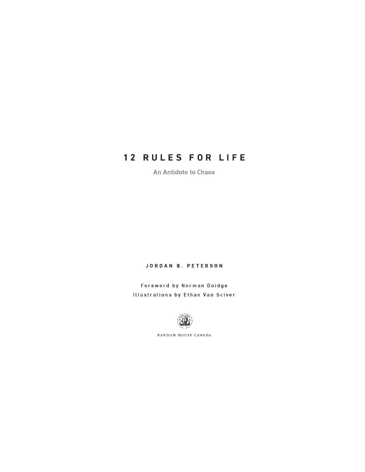 12 Rules for Life: An Antidote to Chaos by Jordan B. Peterson (Book 1 of 2: 12 Rules for Life) | Instant PDF Download (No Physical Book)