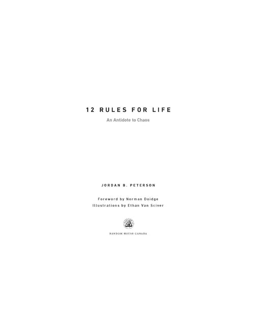 12 Rules for Life: An Antidote to Chaos by Jordan B. Peterson (Book 1 of 2: 12 Rules for Life) | Instant PDF Download (No Physical Book)
