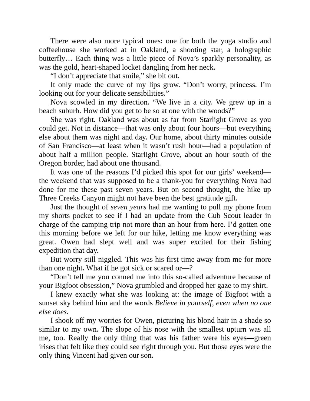 Across the Vanishing Sky by Catherine Cowles (Book 1 of 5: Starlight Grove) | Instant PDF Download (No Physical Book)