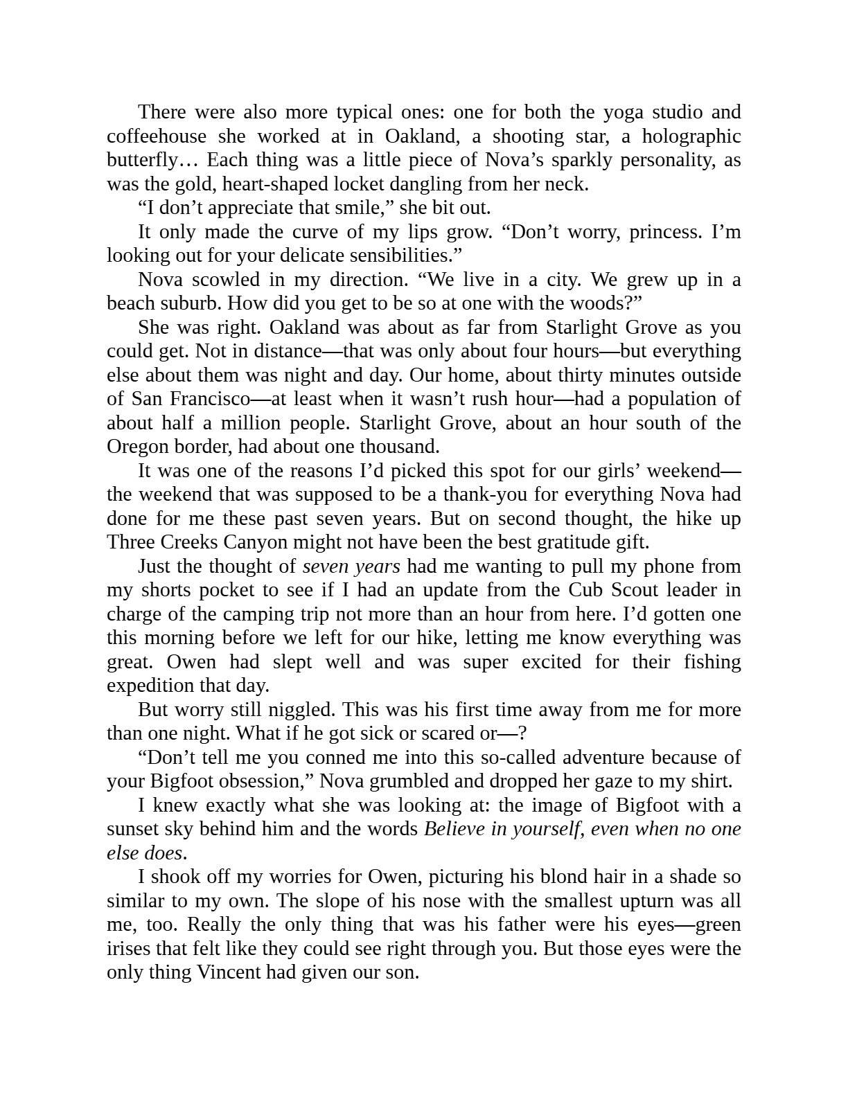 Across the Vanishing Sky by Catherine Cowles (Book 1 of 5: Starlight Grove) | Instant PDF Download (No Physical Book)