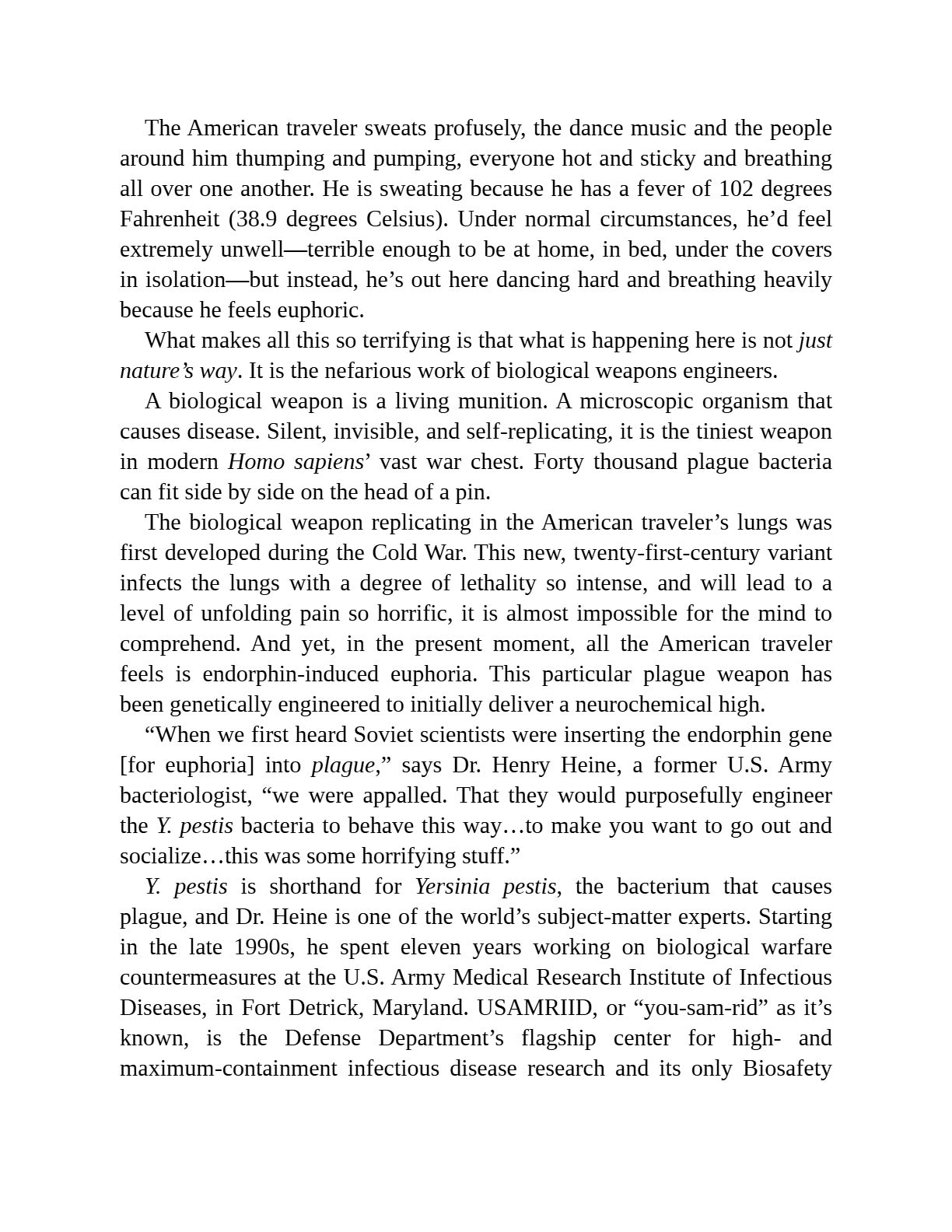 Biological War: A Scenario by Annie Jacobsen | Instant PDF Download (No Physical Book)
