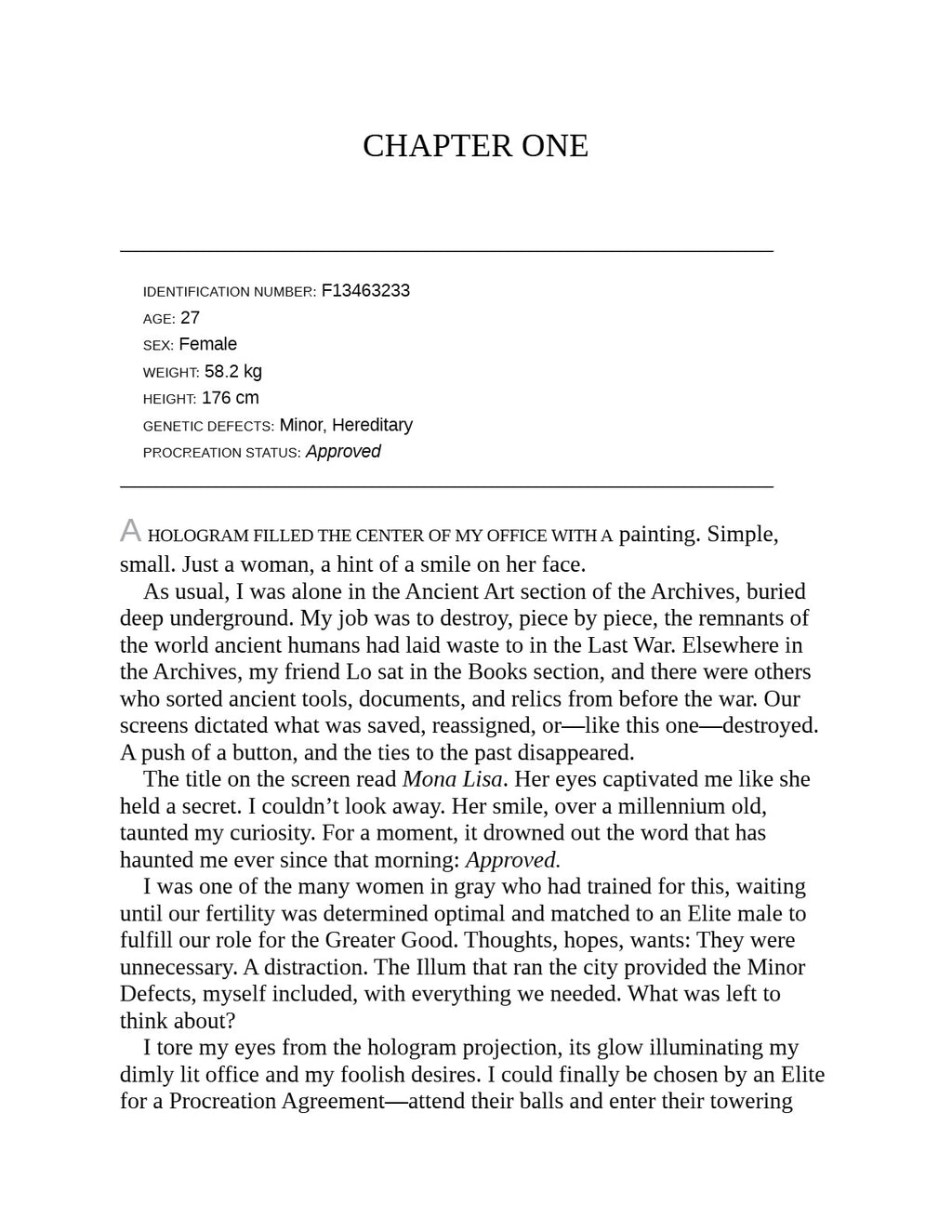 Conform: A Novel by Ariel Sullivan (Book 1 of 3: Conform) | Instant PDF Download (No Physical Book)