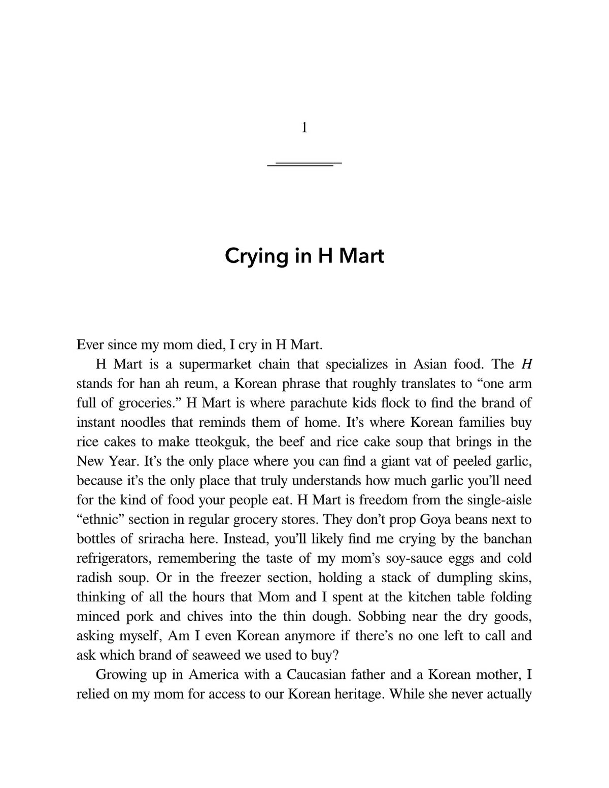 Crying in H Mart: A Memoir by Michelle Zauner | Instant PDF Download (No Physical Book)