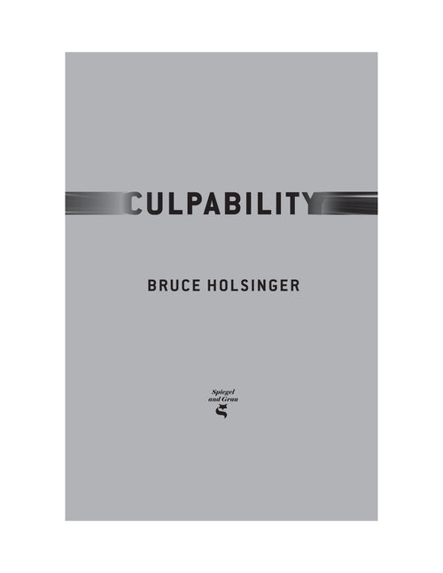 Culpability by Bruce Holsinger | Instant PDF Download (No Physical Book)