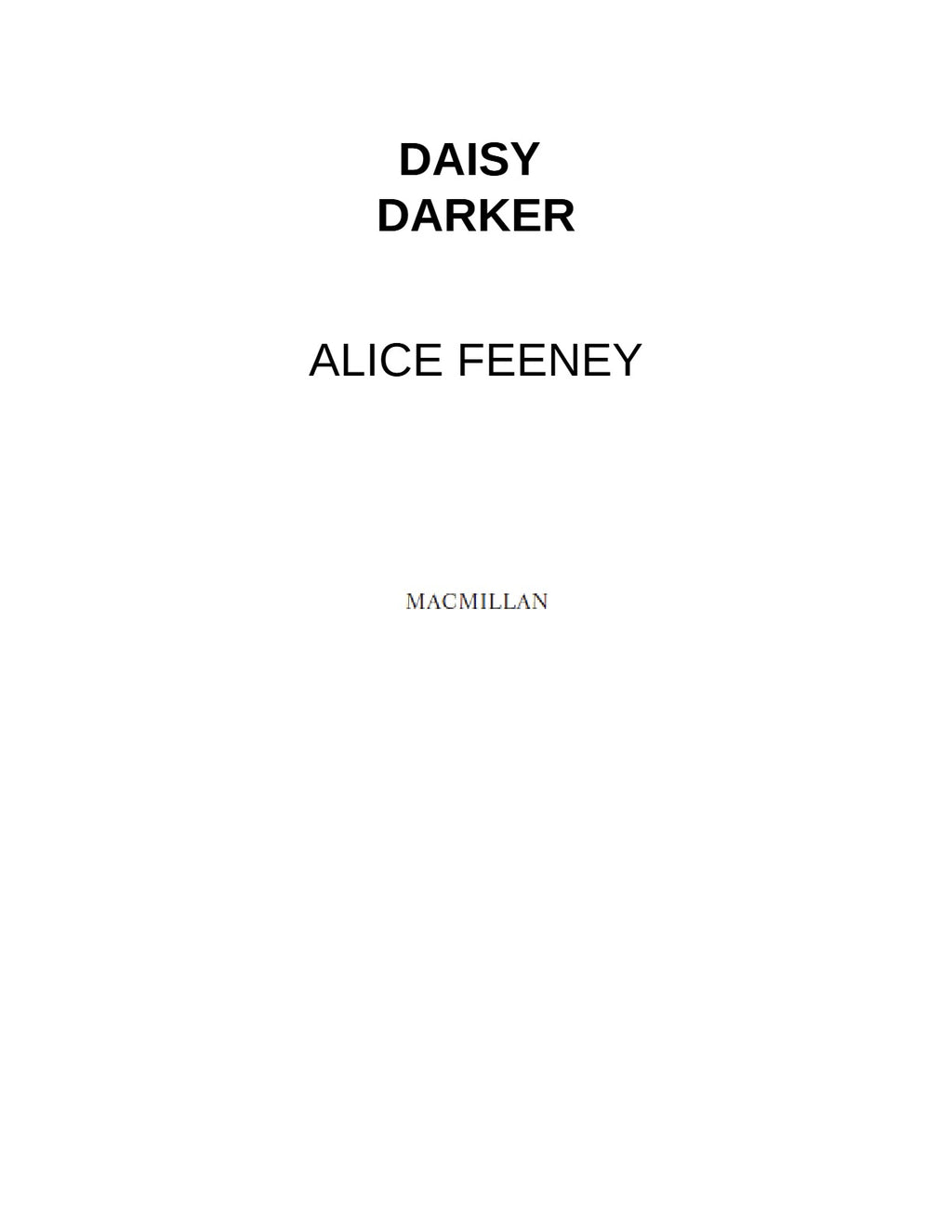 Daisy Darker: A Novel by Alice Feeney | Instant PDF Download (No Physical Book)