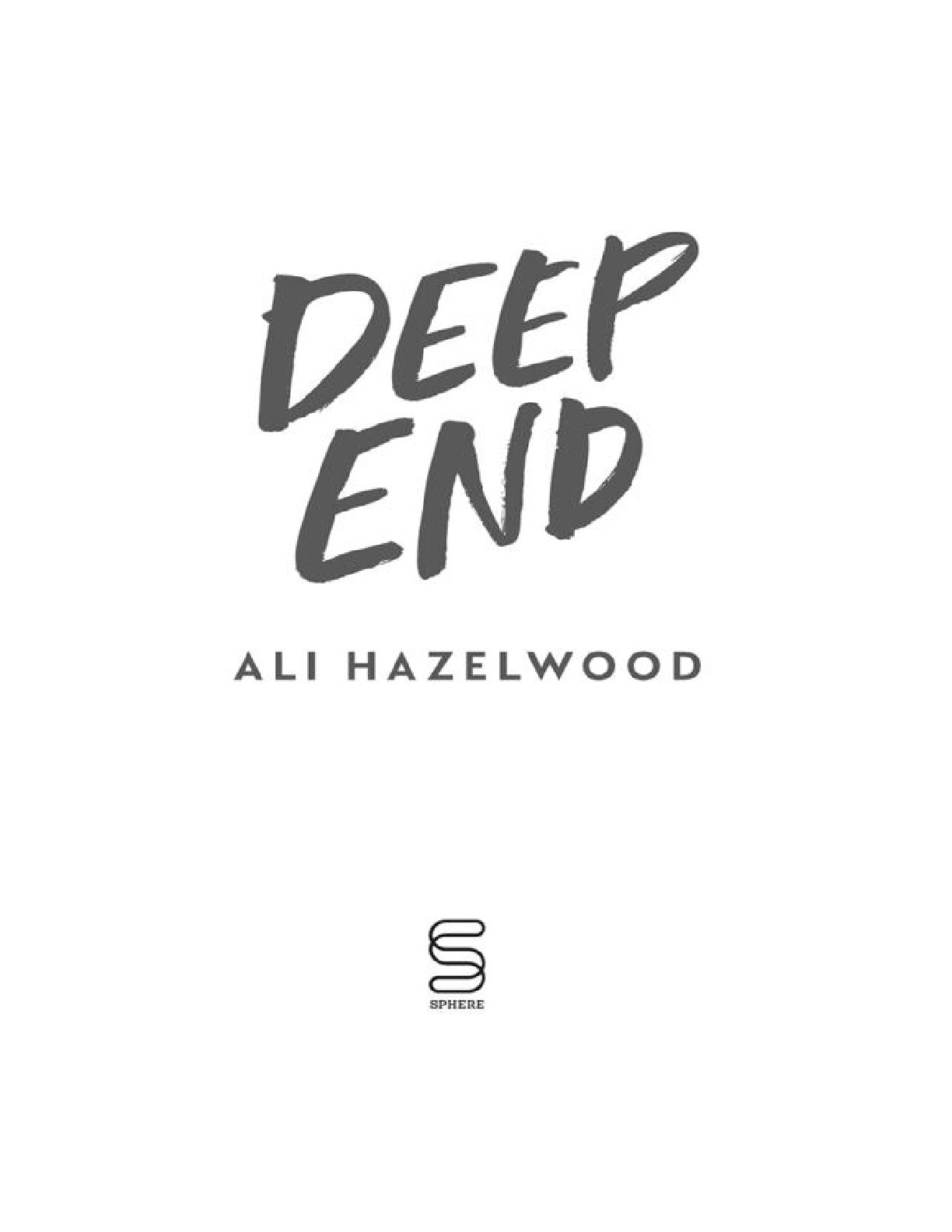 Deep End by Ali Hazelwood | Instant PDF Download (No Physical Book)