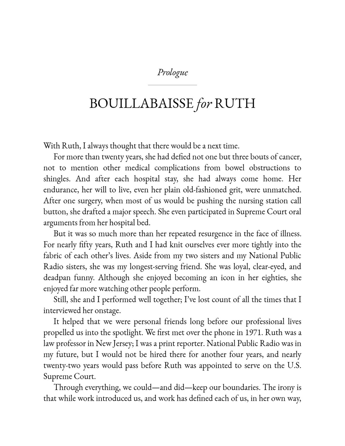 Dinners with Ruth: A Memoir on the Power of Friendships by Nina Totenberg | Instant PDF Download (No Physical Book)