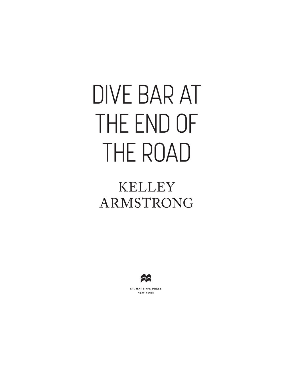 Dive Bar at the End of the Road by Kelley Armstrong | Instant PDF Download (No Physical Book)