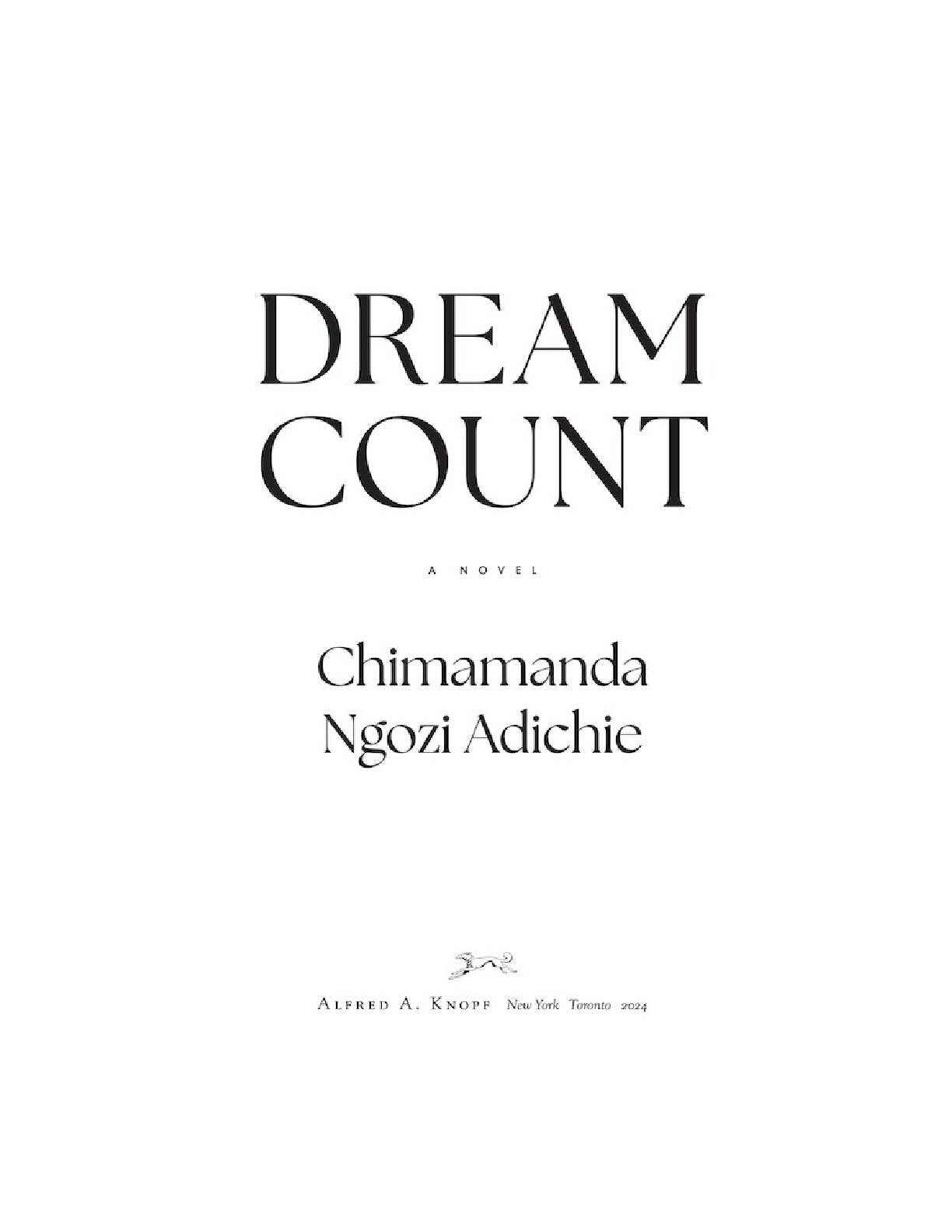 Dream Count by Chimamanda Ngozi Adichie | Instant PDF Download (No Physical Book)