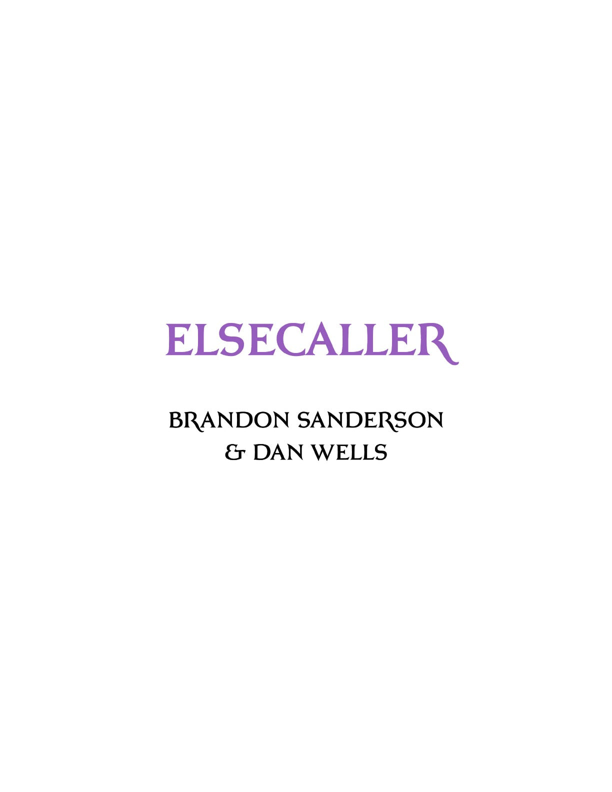 Elsecaller and King Lopen the First of Alethkar by Brandon Sanderson | Instant PDF Download (No Physical Book)