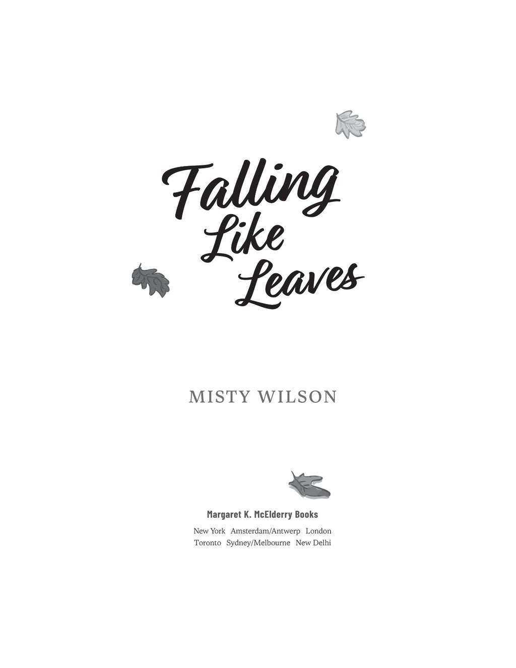 Falling Like Leaves by Misty Wilson | Instant PDF Download (No Physical Book)
