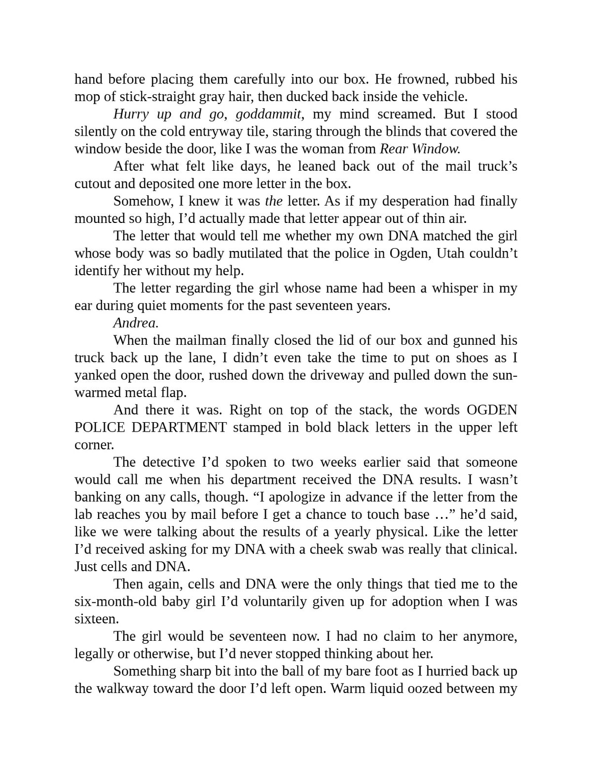 Forget You Saw Her by Noelle W. Ihli (Book: 2 of 2 Ask for Andrea) | Instant PDF Download (No Physical Book)