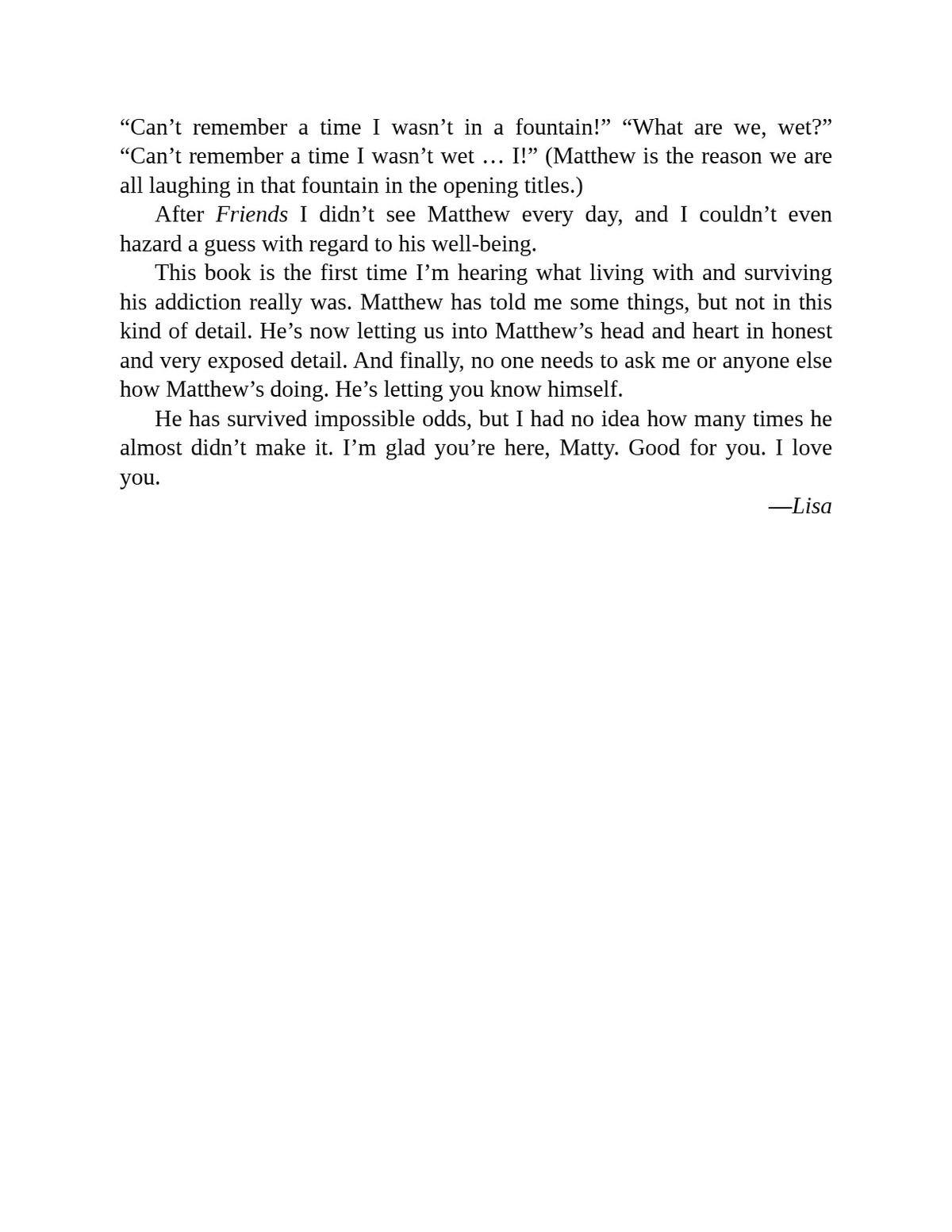 Friends, Lovers, and the Big Terrible Thing: A Memoir by Matthew Perry | Instant PDF Download (No Physical Book)