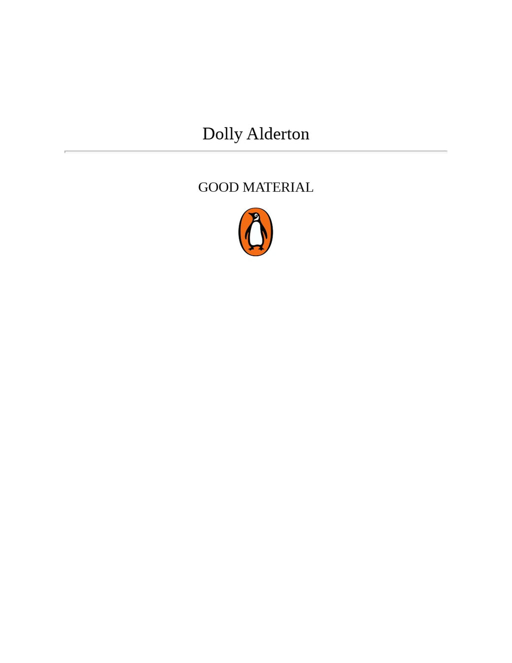 Good Material by Dolly Alderton | Instant PDF Download (No Physical Book)