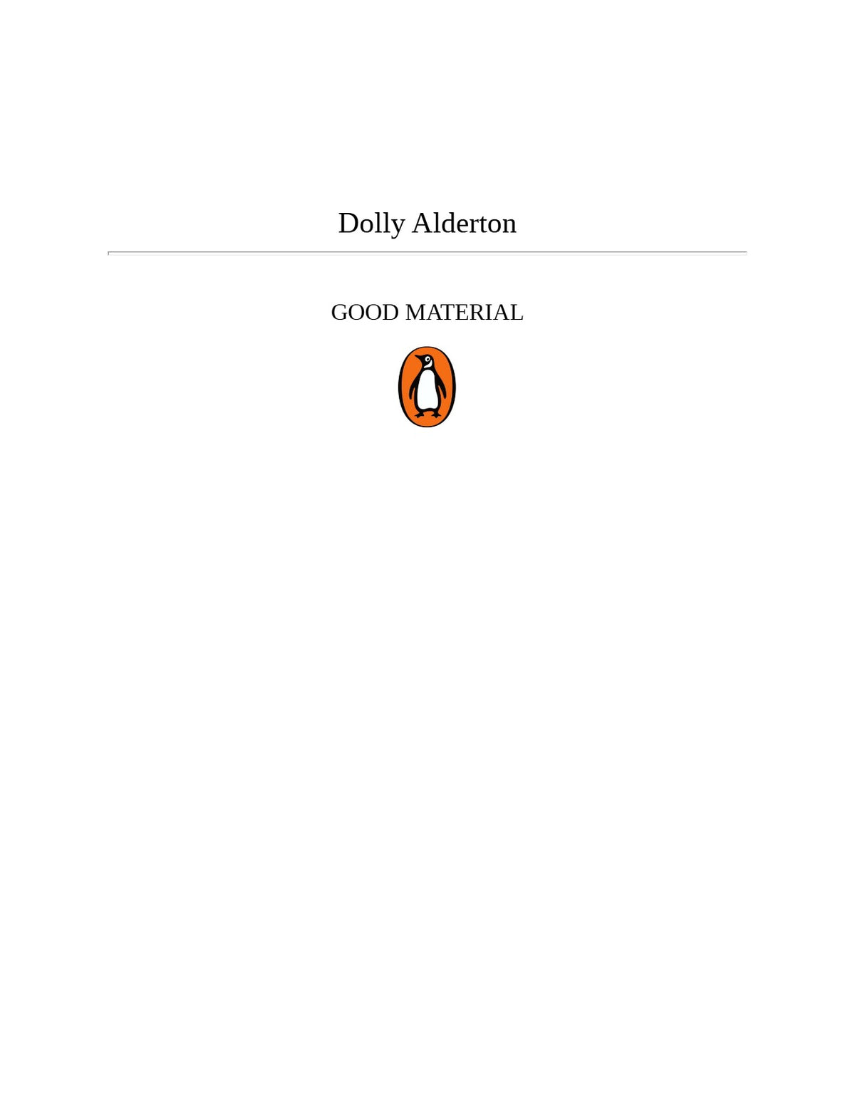 Good Material by Dolly Alderton | Instant PDF Download (No Physical Book)