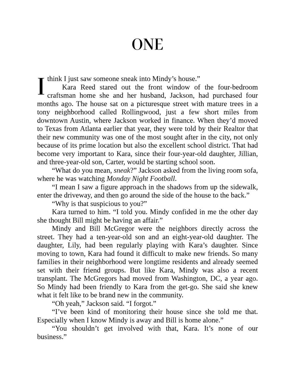 Good Neighbors by Chad Zunker (Book 5 of 6: Alibis) | Instant PDF Download (No Physical Book)