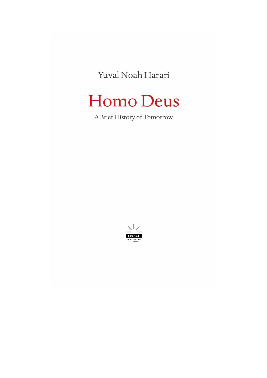 Homo Deus: A History of Tomorrow by Yuval Noah Harari (Book 2 of 2: A Brief History Series)| Instant PDF Download (No Physical Book)