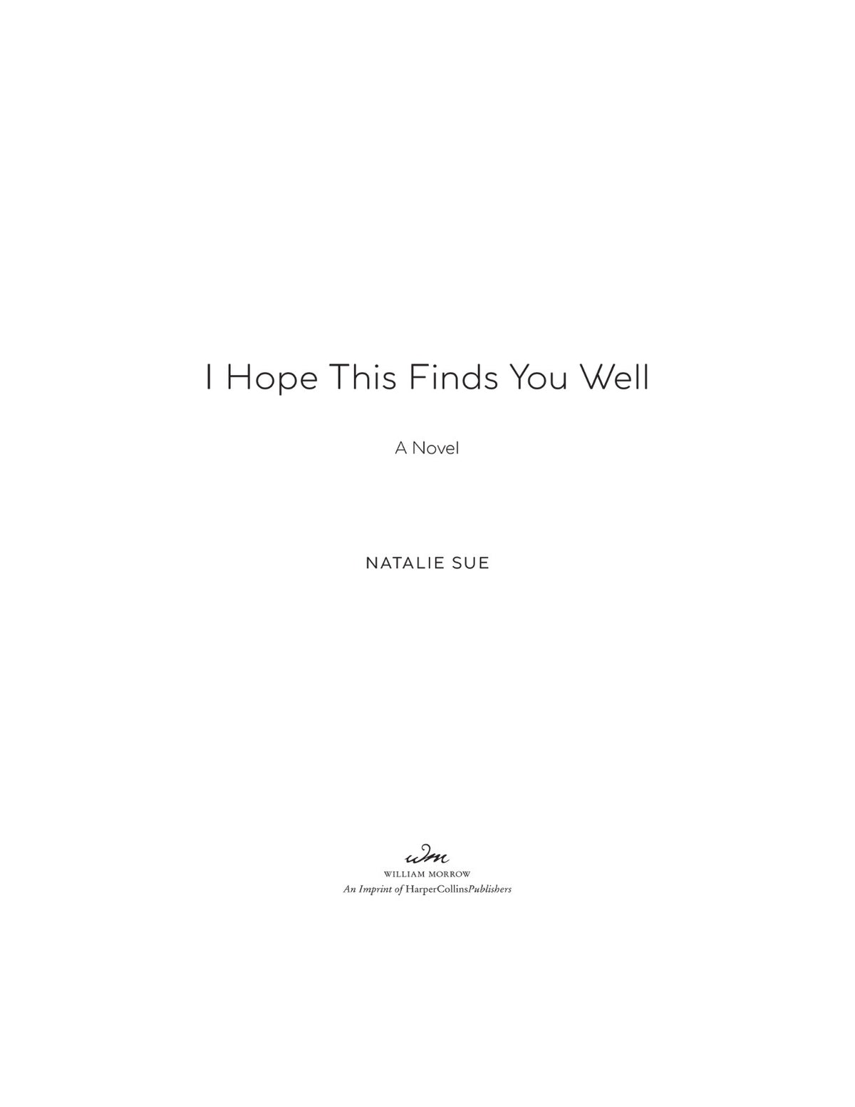 I Hope This Finds You Well by Natalie Sue | Instant PDF Download (No Physical Book)