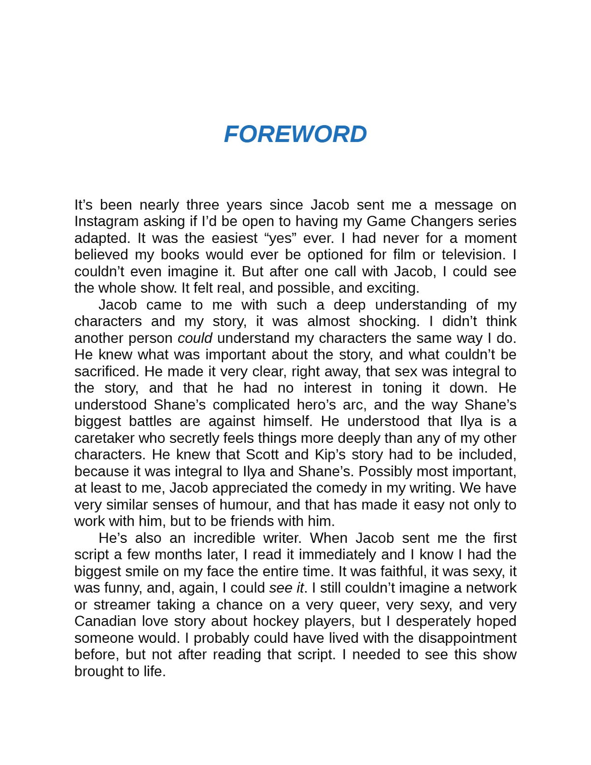 I'll Believe in Anything: The Making of Heated Rivalry Season 1 by Jacob Tierney | Instant PDF Download (No Physical Book)