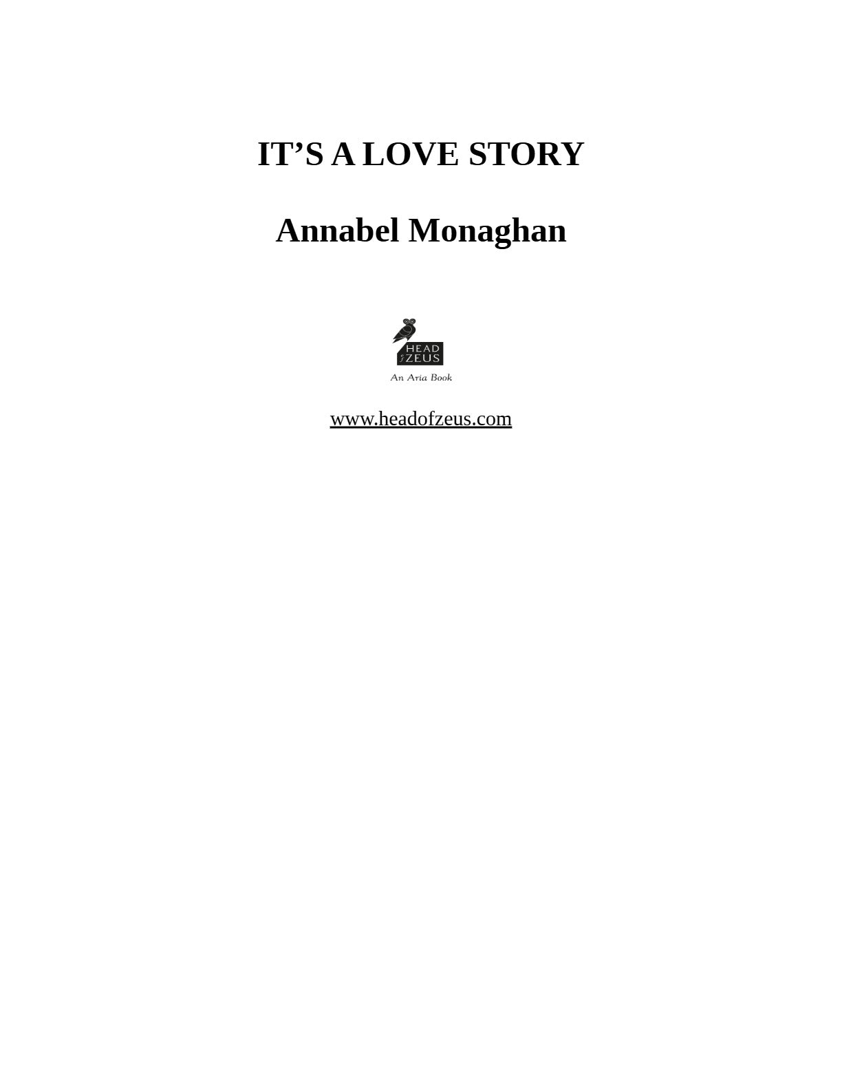 It's a Love Story by Annabel Monaghan | Instant PDF Download (No Physical Book)