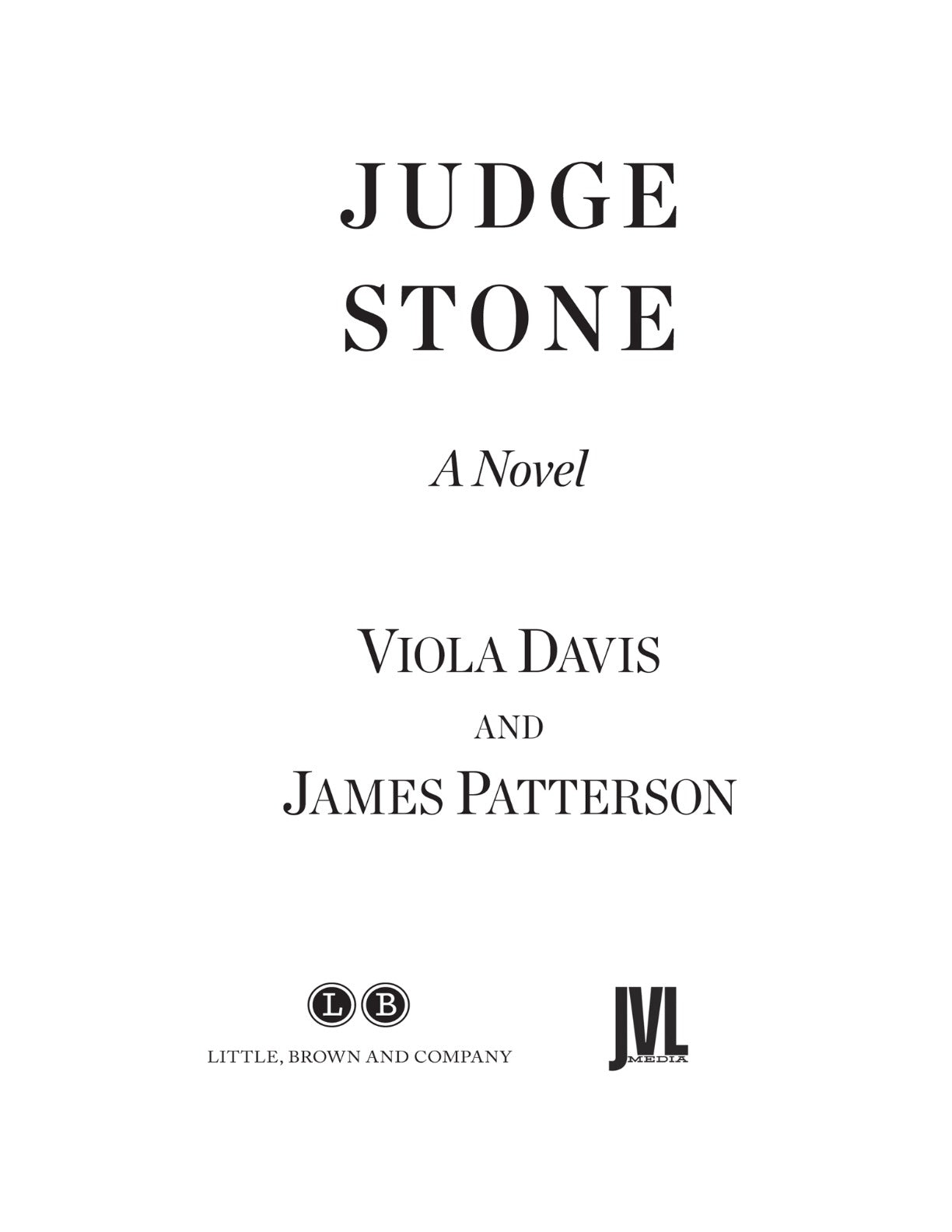 Judge Stone: A Novel by Viola Davis & James Patterson | Instant PDF Download (No Physical Book)