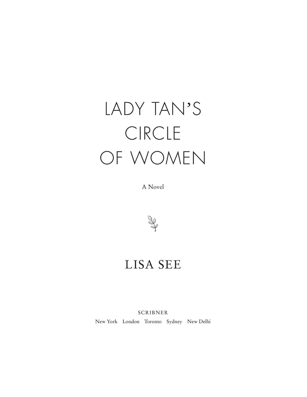 Lady Tan's Circle of Women by Lisa See | Instant PDF Download (No Physical Book)