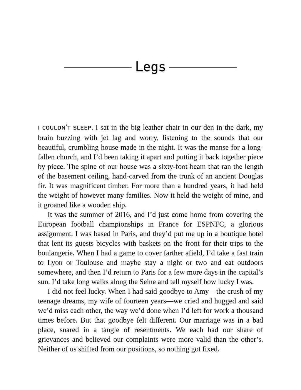 Legs Hearts Minds: Loss and Its Remedies by Chris Jones | Instant PDF Download (No Physical Book)