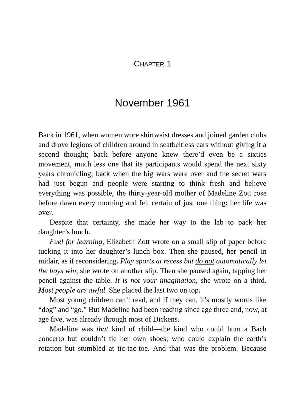 Lessons in Chemistry by Bonnie Garmus | Instant PDF Download (No Physical Book)
