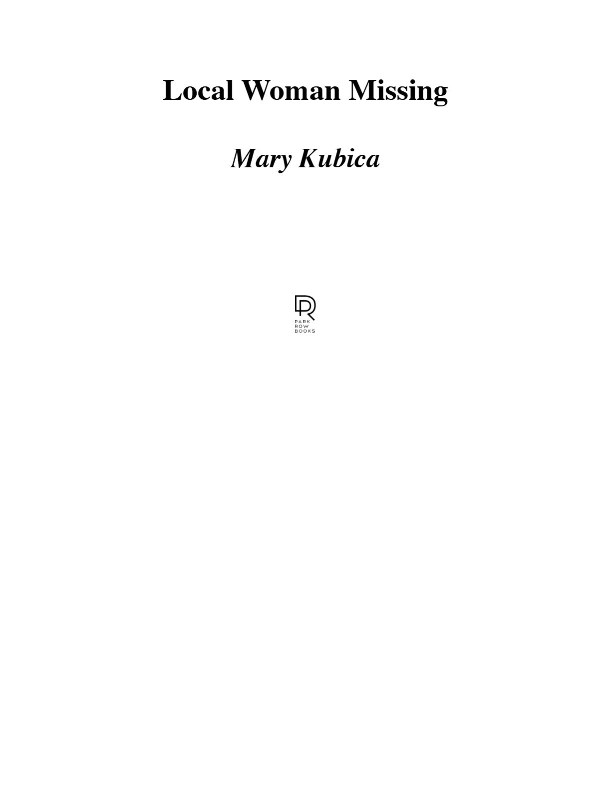 Local Woman Missing by Mary Kubica | Instant PDF Download (No Physical Book)