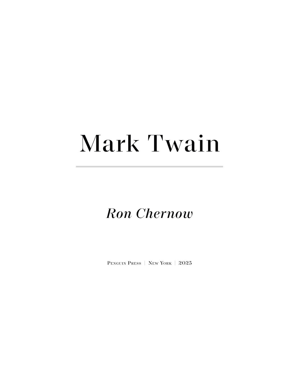 Mark Twain by Ron Chernow | Instant PDF Download (No Physical Book)