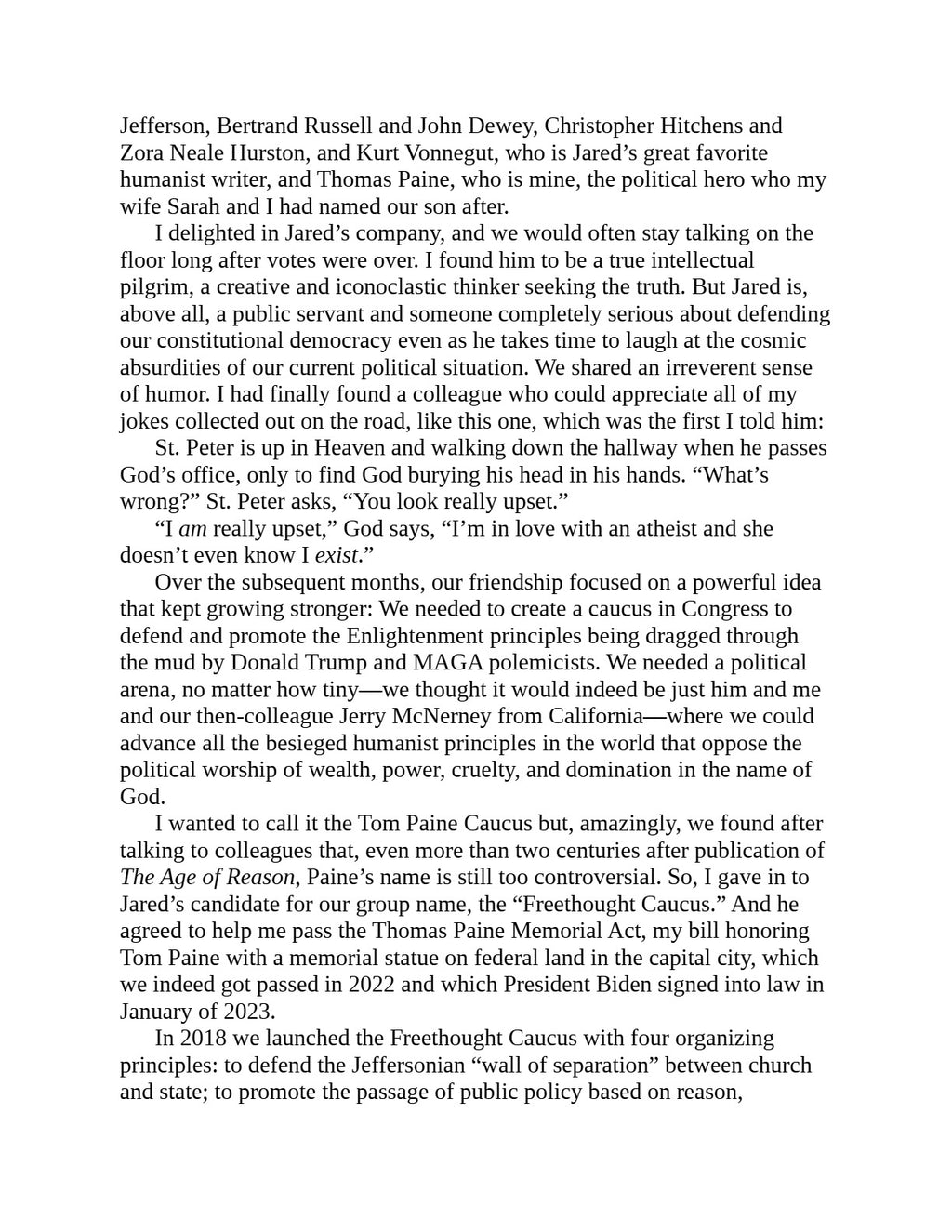 No Prophets: The Fight to Save Democracy from Christian Nationalism by Jared Huffman | Instant PDF Download (No Physical Book)