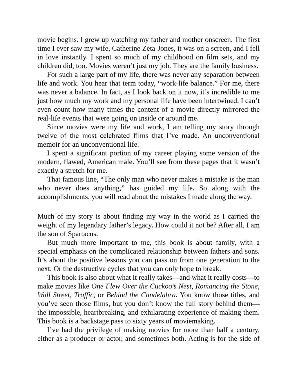 One Helluva Ride by Michael Douglas | Instant PDF Download (No Physical Book)