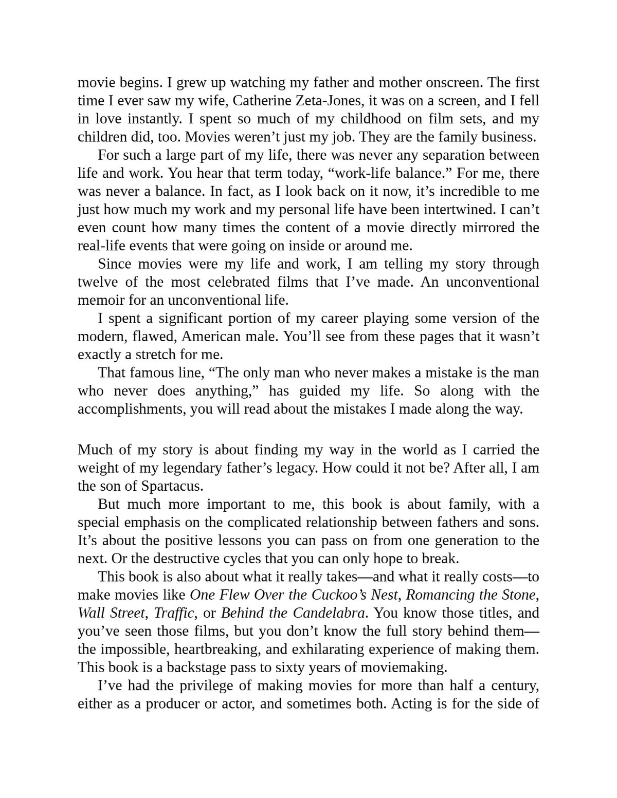 One Helluva Ride by Michael Douglas | Instant PDF Download (No Physical Book)