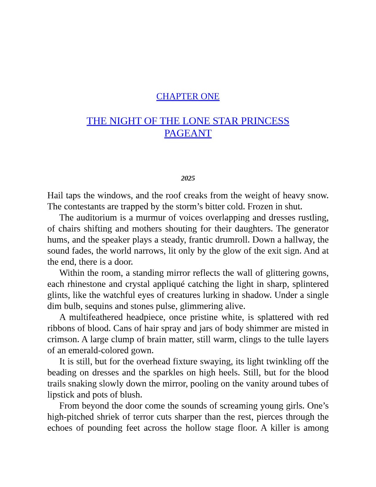 Pretty Dead Things by Kelsey Cox | Instant PDF Download (No Physical Book)