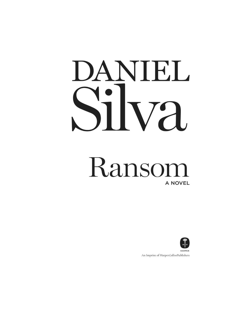 Ransom: A Novel by Daniel Silva (Book 26 of 26: Gabriel Allon) | Instant PDF Download (No Physical Book)