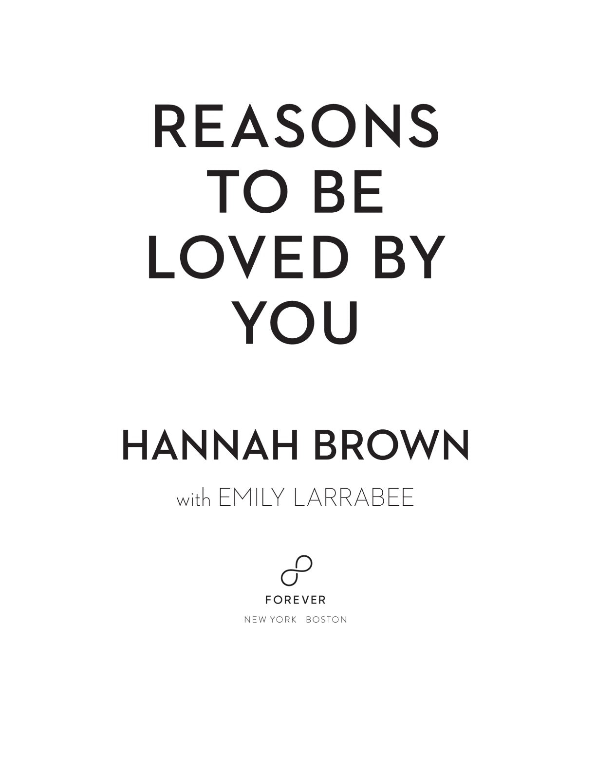 Reasons to Be Loved by You by Hannah Brown | Instant PDF Download (No Physical Book)
