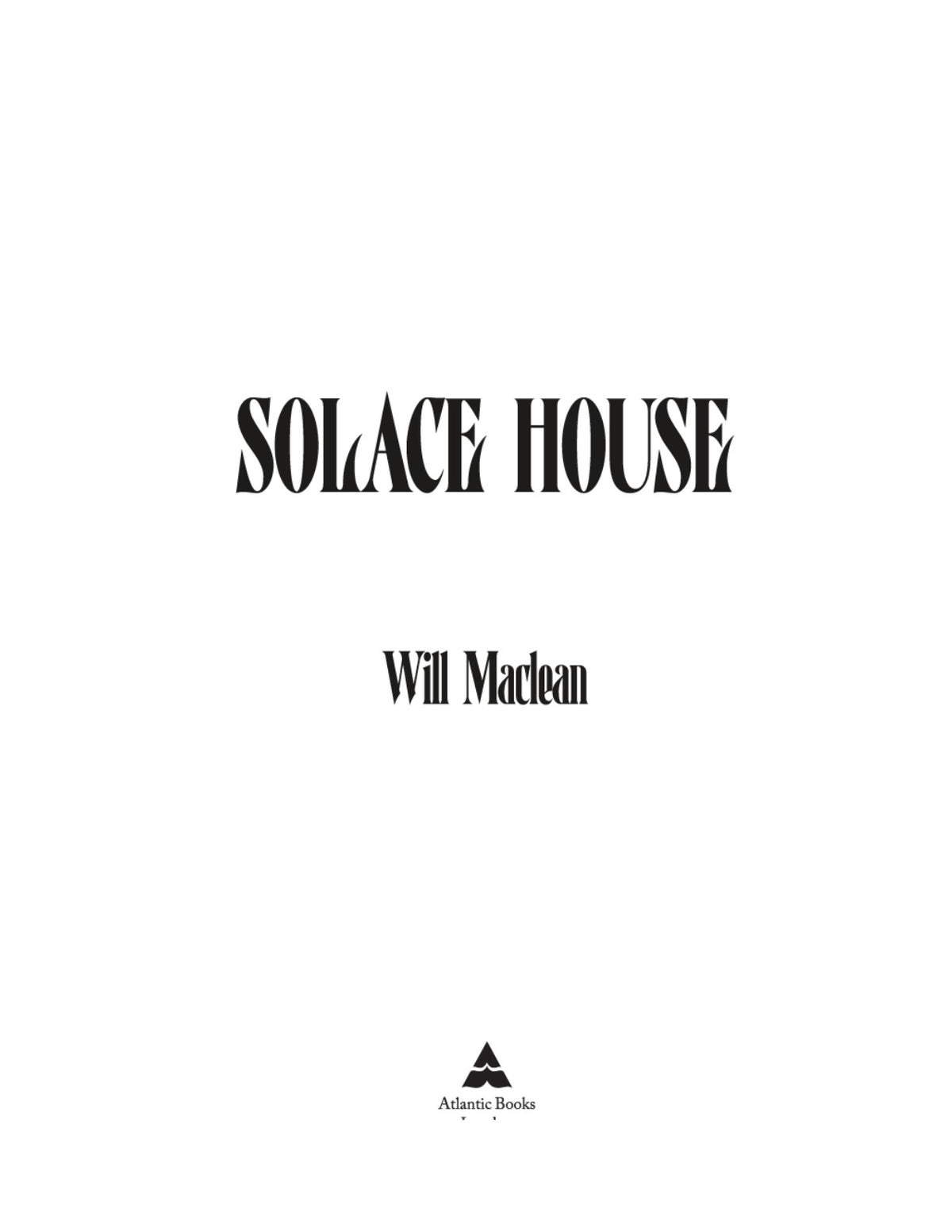 Solace House by Will Maclean | Instant PDF Download (No Physical Book)