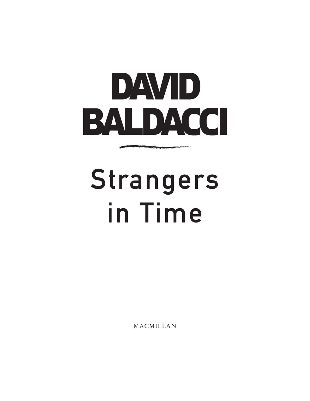 Strangers in Time by David Baldacci | Instant PDF Download (No Physical Book)