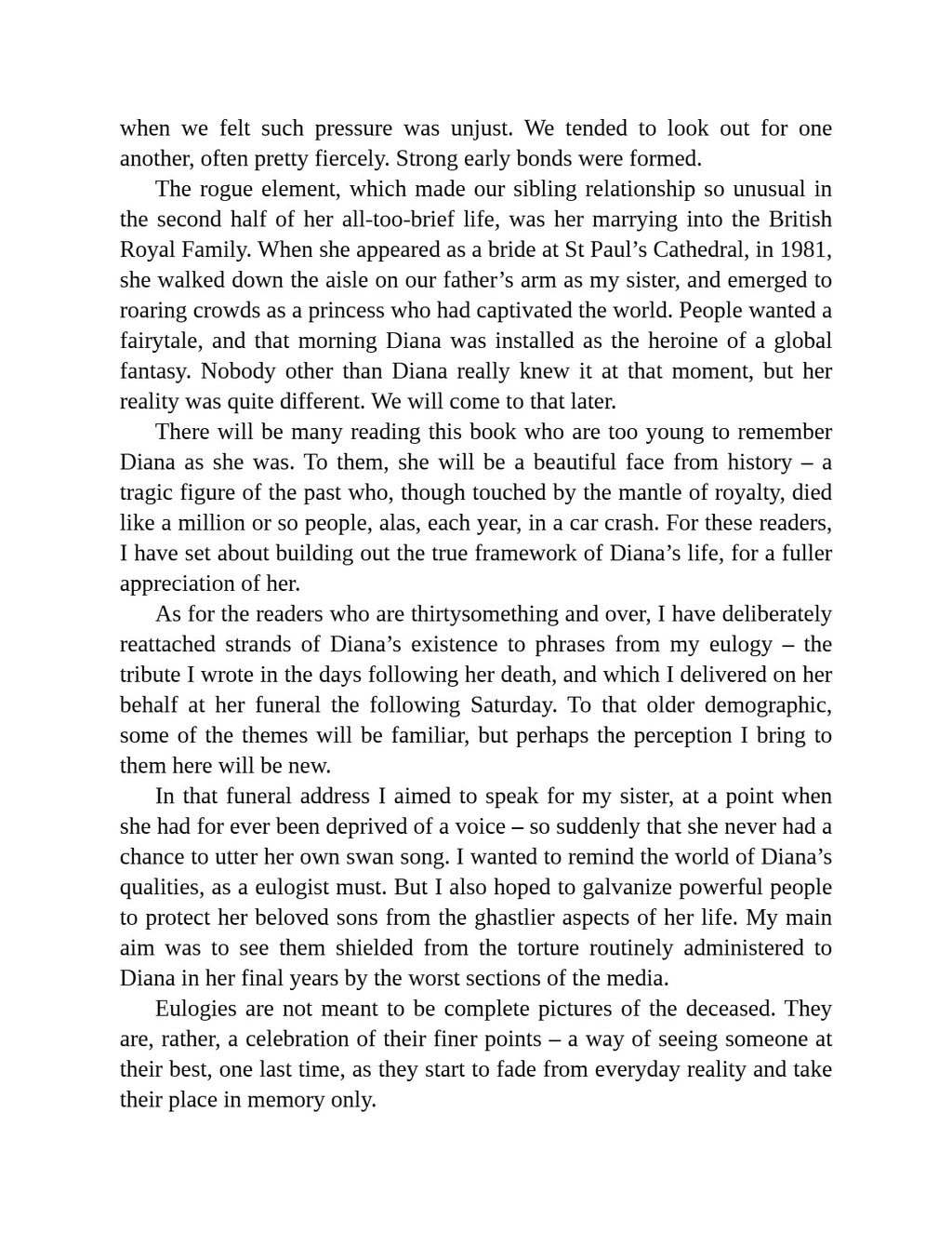 Swan Song: Diana, My Sister by Charles Spencer | Instant PDF Download (No Physical Book)