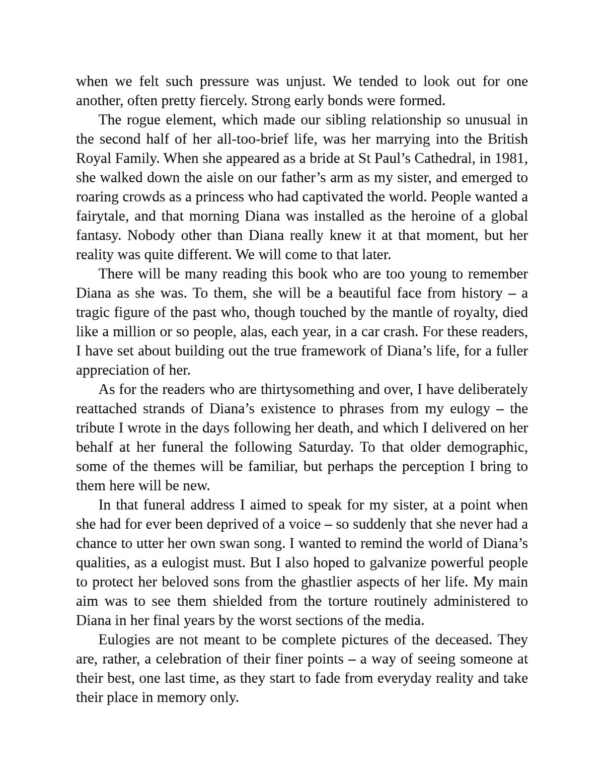 Swan Song: Diana, My Sister by Charles Spencer | Instant PDF Download (No Physical Book)