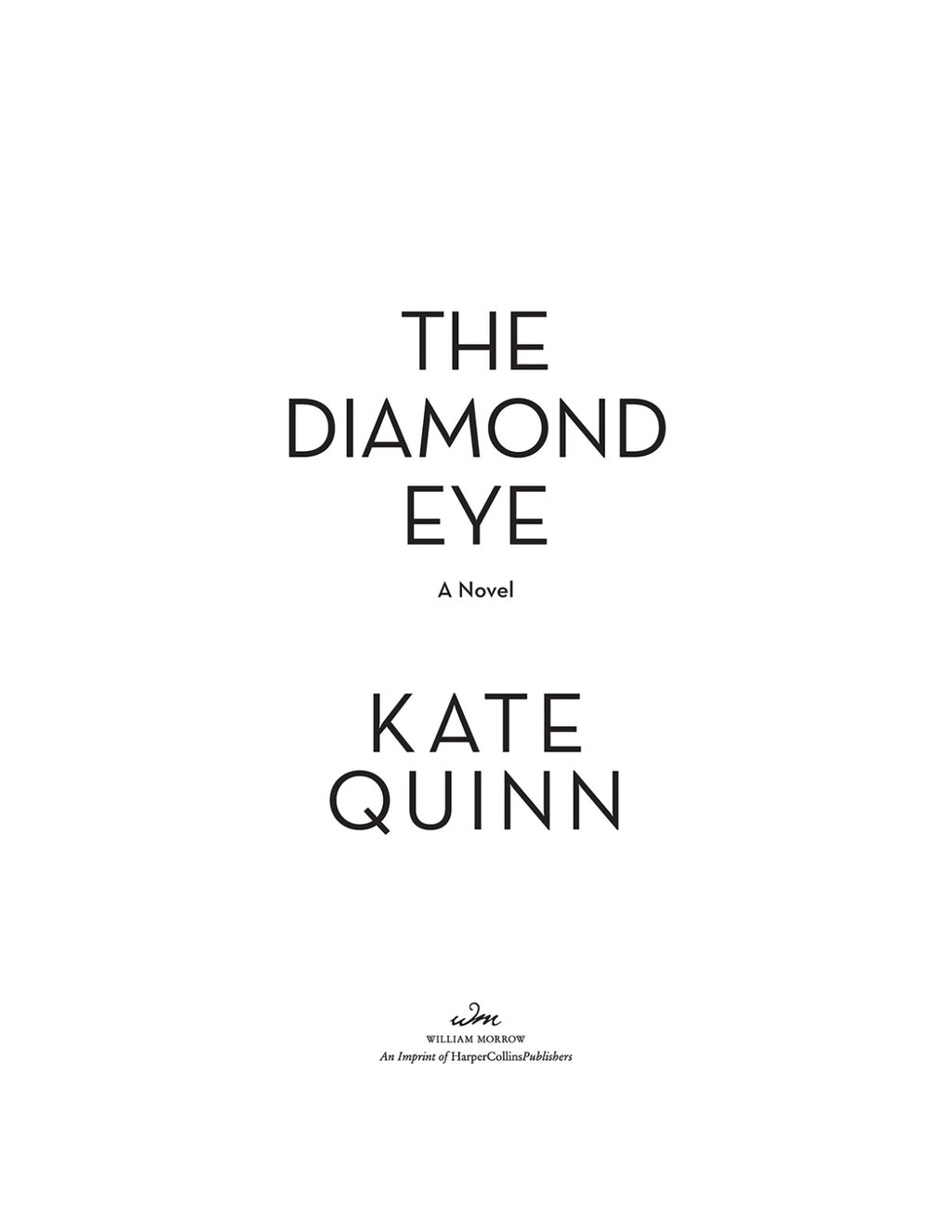 The Diamond Eye by Kate Quinn | Instant PDF Download (No Physical Book)