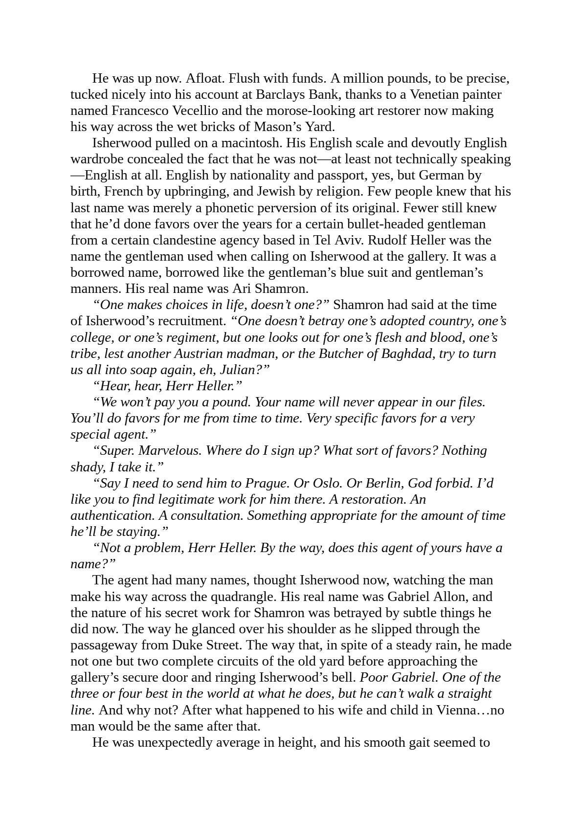 The English Assassin by Daniel Silva (Book 2 of 26: Gabriel Allon) | Instant PDF Download (No Physical Book)