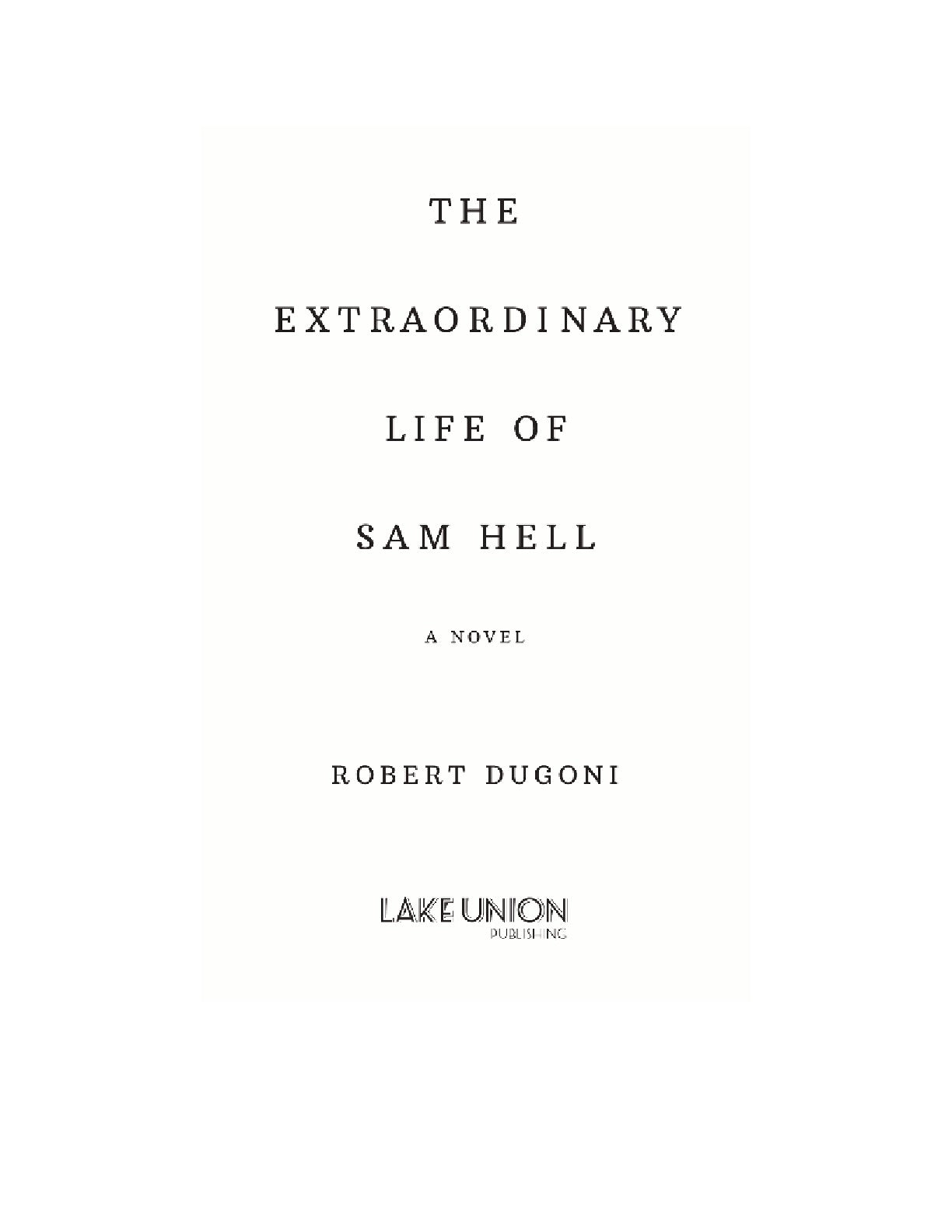The Extraordinary Life of Sam Hell by Robert Dugoni | Instant PDF Download (No Physical Book)