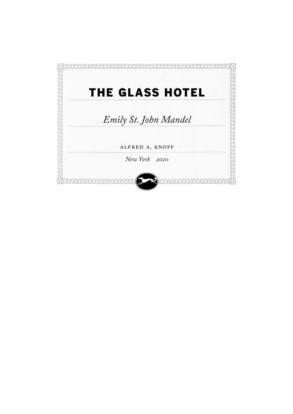 The Glass Hotel by Emily St. John Mandel | Instant PDF Download (No Physical Book)