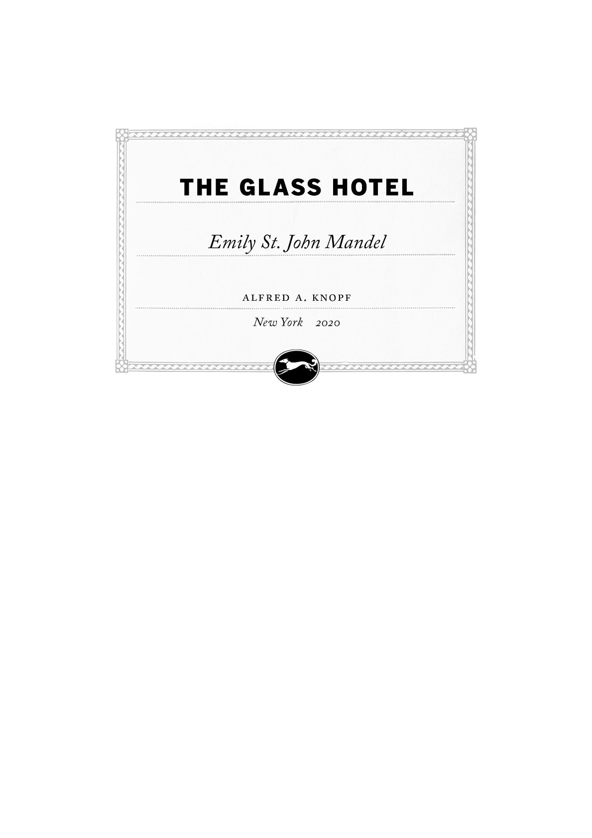 The Glass Hotel by Emily St. John Mandel | Instant PDF Download (No Physical Book)