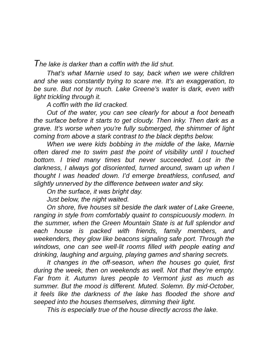 The House Across the Lake by Riley Sager | Instant PDF Download (No Physical Book)
